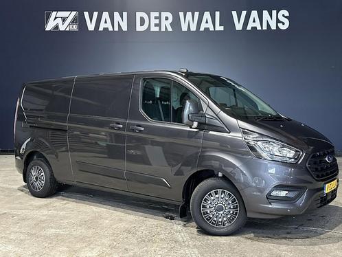Ford Transit Custom 2.0 TDCI 131pk L2H1 Euro6 Airco | LED |, Auto's, Bestelauto's, Handgeschakeld, Diesel, Zilver of Grijs, Ford