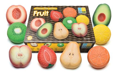 Yellow Door - Sensory Fruit (steen) 8 stuks, Kinderen en Baby's, Speelgoed | Educatief en Creatief