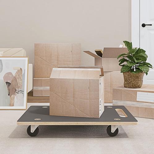 vidaXL Meubelhondjes 2 st rechthoekig 250 kg 80x55x11,5 cm, Zakelijke goederen, Partijgoederen en Retail | Verpakking en Verzending