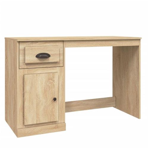 Bureau Sonoma Eiken 115cm - Retourdeal - 42% Korting!, Huis en Inrichting, Bureaus, Nieuw, Bureau, Ophalen of Verzenden