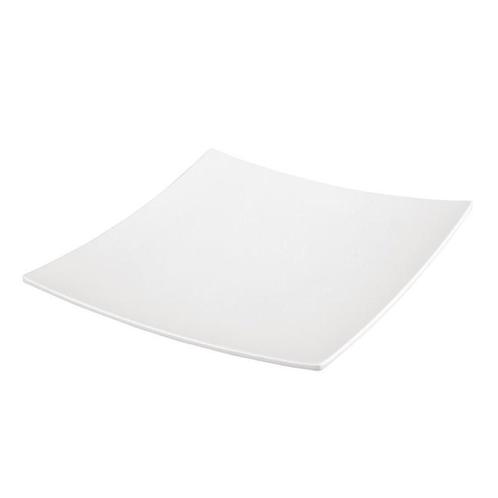 Gebogen vierkant melamine bord wit | 310x310x40(h)mm Olympia, Zakelijke goederen, Horeca | Keukenapparatuur, Nieuw in verpakking