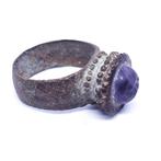 Ring met amethist-gazelle - Brons - Aziatische, Sieraden, Tassen en Uiterlijk, Antieke sieraden