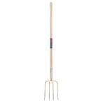 Talen Tools Ergonomische Mestvork met Houten Steel - 130c..., Tuin en Terras, Hand-tuingereedschap, Ophalen of Verzenden, Nieuw