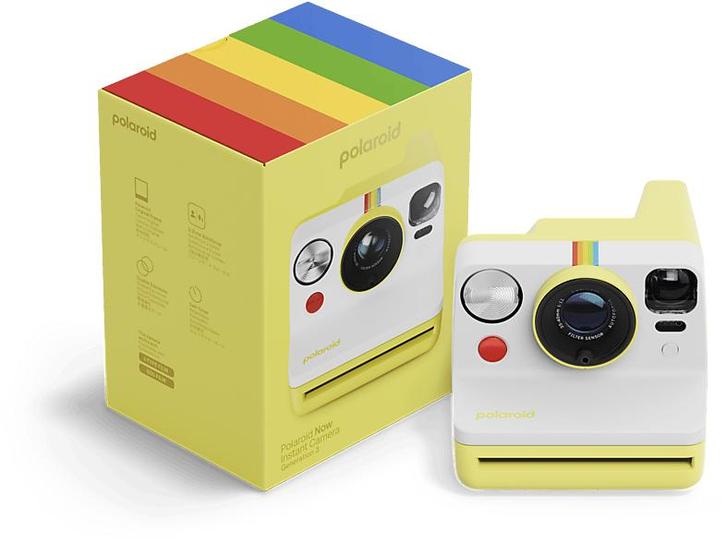 Polaroid -  Now Generation 3 -  Instant Camera - Yellow, Audio, Tv en Foto, Fotocamera's Analoog, Nieuw, Polaroid, Verzenden