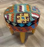 Kelim poef - ( unused ) kelim handgeweven - wol - kleurrijk, Nieuw