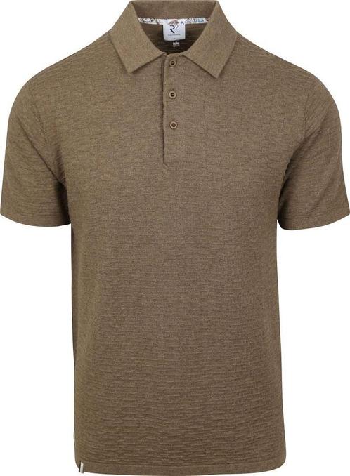 R2 Polo Knitted Taupe maat 3XL Heren, Kleding | Heren, Polo's, Overige kleuren, Nieuw, Overige maten, Verzenden