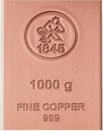 1 kilogram koper - .999 - Heimerle & Meule - Duitsland.