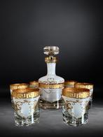 MiG Kristal s.r.o. - Whiskyglas (7) - Glas, Verguld -, Antiek en Kunst, Antiek | Meubels | Tafels