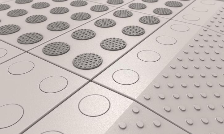 Modulaire drempelhulp - anti-slip doppen 14 stuks, Diversen, Verpleegmiddelen, Nieuw, Ophalen of Verzenden