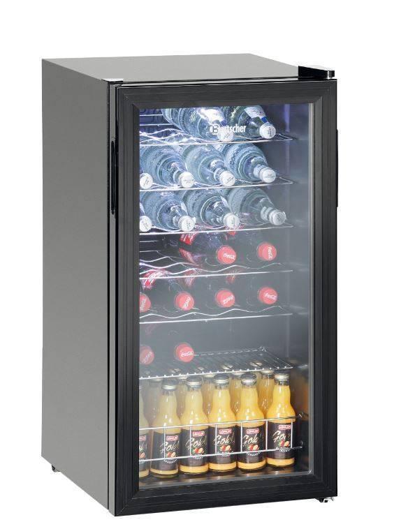Bartscher Flessenkoelkast met glas | 88 Liter | 43x48x82 cm, Zakelijke goederen, Horeca | Keukenapparatuur, Verzenden