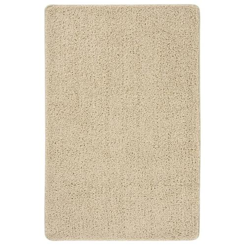 vidaXL Vloerkleed shaggy anti-slip 200x290 cm crèmekleurig, Huis en Inrichting, Stoffering | Tapijten en Kleden, Crème, Nieuw