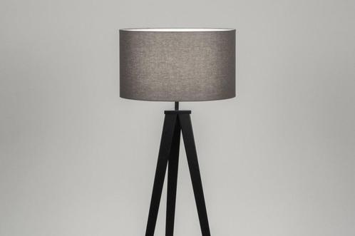Rietveld Vloerlampen - Zwart, Grijs - Stof, Metaal, Huis en Inrichting, Lampen | Vloerlampen, Verzenden
