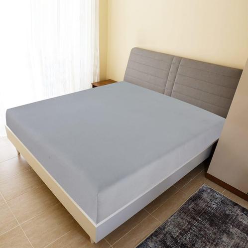 vidaXL Hoeslaken jersey 180x200 cm katoen grijs, Huis en Inrichting, Slaapkamer | Beddengoed, Grijs, Nieuw, Verzenden