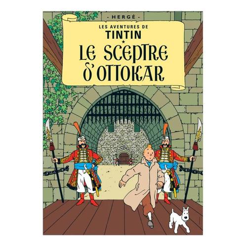 Kuifje De Scepter van Ottokar Poster 50 x 70 cm, Verzamelen, Stripfiguren, Nieuw, Ophalen of Verzenden