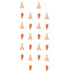 Hangdecoratie Slingers Wortels en konijnen (4st), Ophalen of Verzenden, Nieuw