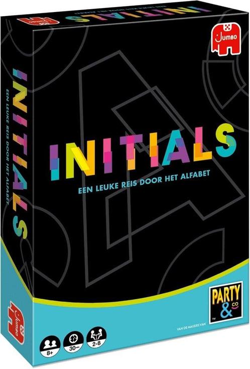 Party & Co - Initials | Jumbo - Gezelschapsspellen, Hobby en Vrije tijd, Gezelschapsspellen | Bordspellen, Nieuw, Verzenden