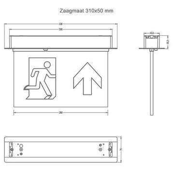 Normlights Bulkhead inbouw LED noodverlichting beschikbaar voor biedingen