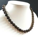 Prachtige gerookte quartz op draad om te verwerken in