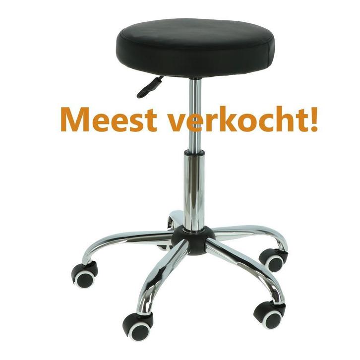 Tabouret Althea, Huis en Inrichting, Bureaustoelen, Zwart, Nieuw