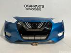 Nissan Micra V voorbumper 62022-5FA0H, Ophalen, Gebruikt, Voor, Bumper