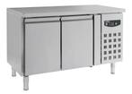 Combisteel Vrieswerkbank | 2 Deurs | Geheel RVS | Met Bovenb, Witgoed en Apparatuur, Koelkasten en IJskasten, Ophalen of Verzenden