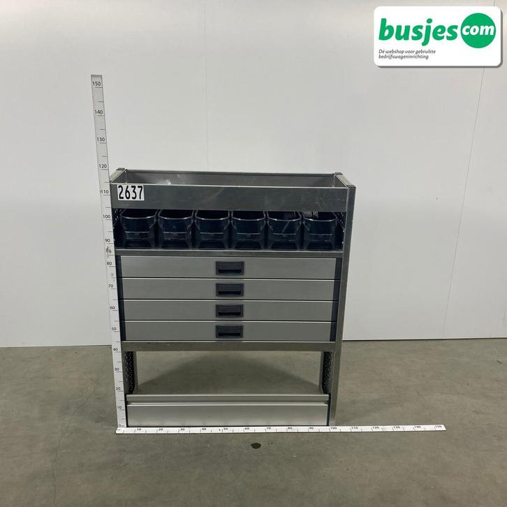 Aluca bedrijfswageninrichting 1010x320x1155mm (2637), Auto diversen, Overige Auto diversen, Ophalen of Verzenden