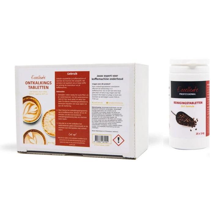 ECCELLENTE Professional Set Ontkalking en Reiniging, Witgoed en Apparatuur, Koffiemachine-accessoires, Nieuw, Ophalen of Verzenden