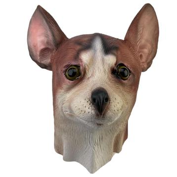 Hondenmasker Chiwauwa (bruin-wit) beschikbaar voor biedingen