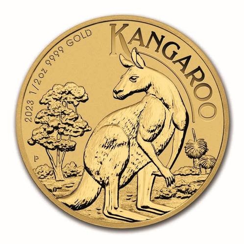 Gouden Kangaroo Nugget 1/2 oz 2023, Postzegels en Munten, Munten | Oceanië, Losse munt, Goud, Verzenden