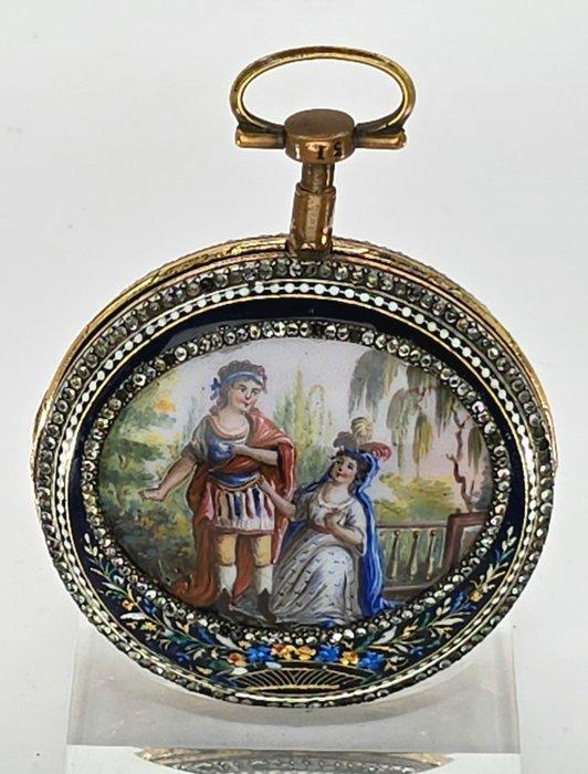 Philippe Terrot a Geneve - Große Lepine Schmuck-Spindeluhr -, Sieraden, Tassen en Uiterlijk, Horloges | Heren