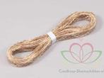 Jute band Naturel gemeleerd licht 350 cm, Ophalen of Verzenden, Nieuw