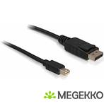 Delock 82699 Kabel Mini DisplayPort 1.2 male > DisplayPort, Computers en Software, Overige Computers en Software, Verzenden, Nieuw