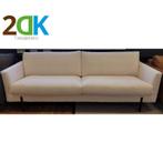 2DK - 3 zitsbank - Flyta - Poedel Cream, Ophalen of Verzenden, Nieuw, Rechte bank, Stof