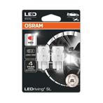 Osram W21/5W LED Retrofit Rood 12V W3x16q 2 Stuks, Ophalen of Verzenden, Nieuw