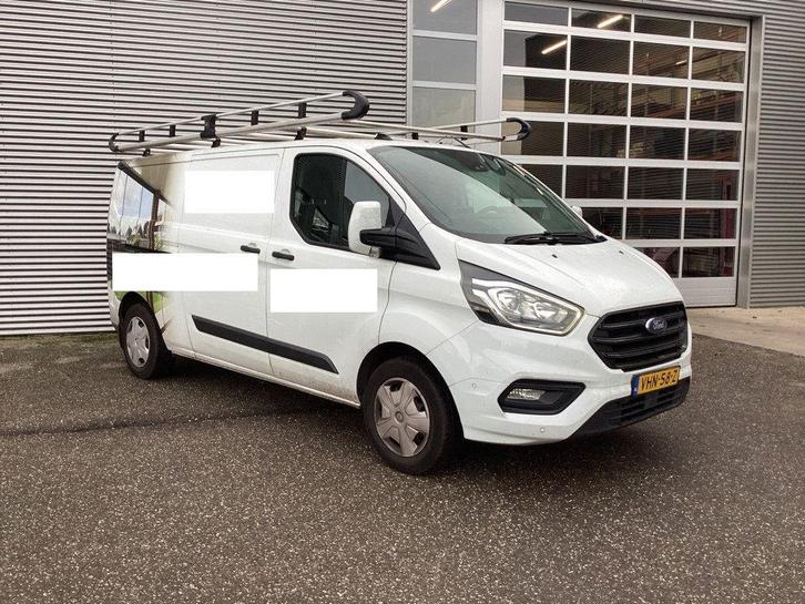 Ford Transit Custom 2.0 TDCI 130 pk L2 Trend EXPORT Carplay/, Auto's, Bestelauto's, Lease, Handgeschakeld, Wit, Ford, Financial lease