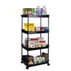 Nexxt Multifunctionele Trolley - 4 Laags - 40 x 15 x 88 cm -, Verzenden, Nieuw