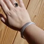 Exclusieve witgouden schakelarmband, Sieraden, Tassen en Uiterlijk, Armbanden, Ophalen of Verzenden, Gebruikt, Overige kleuren