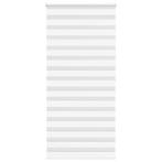 vidaXL Zebra rolgordijn 110x200 cm stofbreedte 105,9cm, Verzenden, Nieuw, Wit
