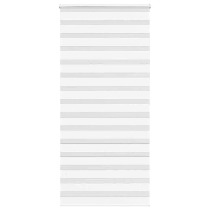 vidaXL Zebra rolgordijn 110x200 cm stofbreedte 105,9cm, Huis en Inrichting, Stoffering | Gordijnen en Lamellen, Wit, Nieuw, Verzenden