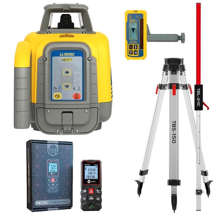 NIEUW: Spectra LL1505C Bouwlaser SET | Complete alleskunner!, Doe-het-zelf en Verbouw, Meetapparatuur, Nieuw, Ophalen of Verzenden