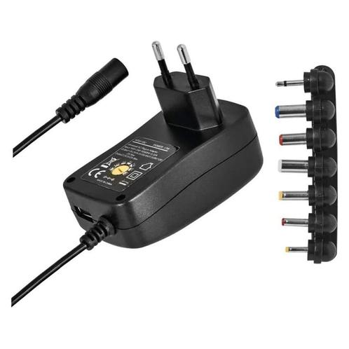 Emos Universele Stroom Adapter met USB 1000mA - 100-240V AC, Doe-het-zelf en Verbouw, Elektra en Kabels, Nieuw, Verzenden