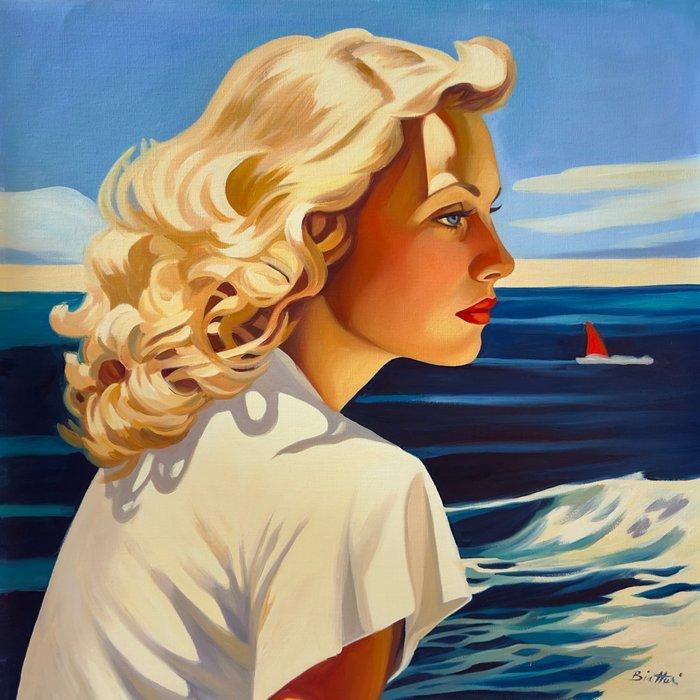 Biatturi Irina - Serene, giclée d’après œuvre originale, Antiek en Kunst, Kunst | Designobjecten