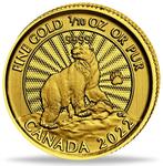 Canada. 5 Dollars 2022 Polarbär, 1/10 Oz (.999)