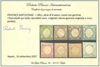 Napolitaanse provincies 1861 - Vittorio Emanuele II,, Gestempeld