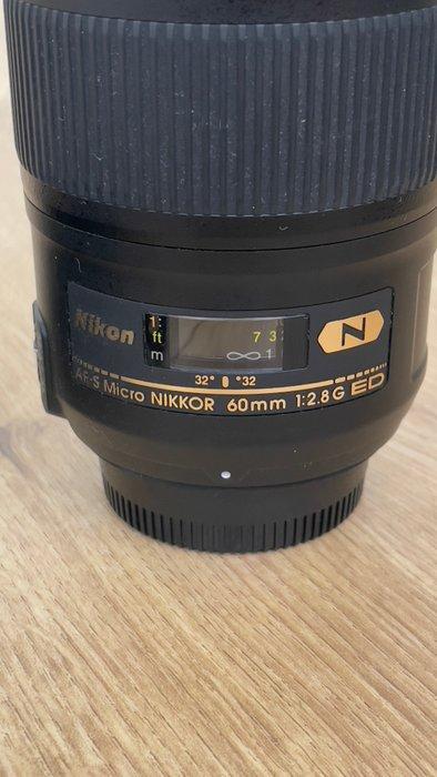 Nikon AF-S Micro NIKKOR 60mm f/2.8G ED Macrolens, Audio, Tv en Foto, Fotocamera's Digitaal