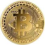 Tsjaad. 3000 Francs 1/1000 oz 999 Fine Gold Bitcoin Coin (In