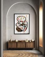 Swen Van der Sangen - Dancing Chaos 3/3 with 22krt Gold Leaf, Antiek en Kunst