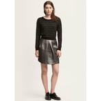 Scapa Sports • korte zilveren rok met zwart tailleband • 38, Maat 38/40 (M), Scapa, Verzenden, Zwart