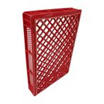 Stapelkrat 595x395x70 mm, rood, geperforeerd, HDPEQ02,, Ophalen of Verzenden