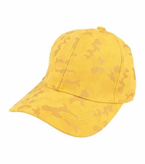 Cap pet verstelbaar – camouflageprint – one size – geel, Kleding | Dames, Hoeden en Petten